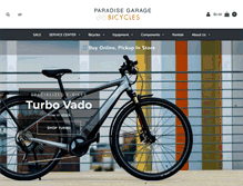Tablet Screenshot of paradisegarage.com